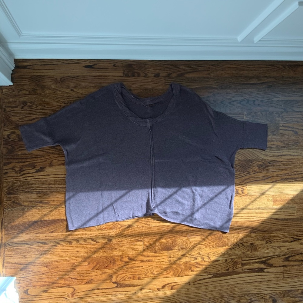 Free People 3/4 Sleeve Cape Sweater